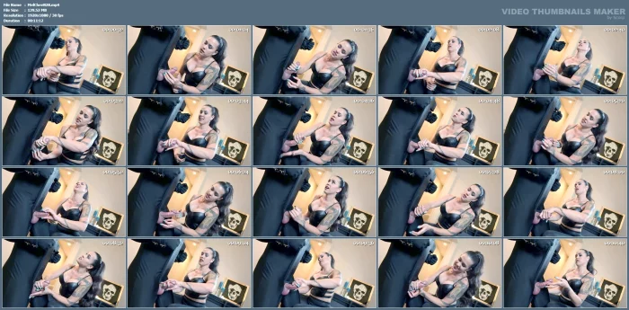 Femdom Mistress Gives Him A Perfect Handjob Tease And Denial, Blocked Cum Shot CBT - MELODY CHEEKS - MP4