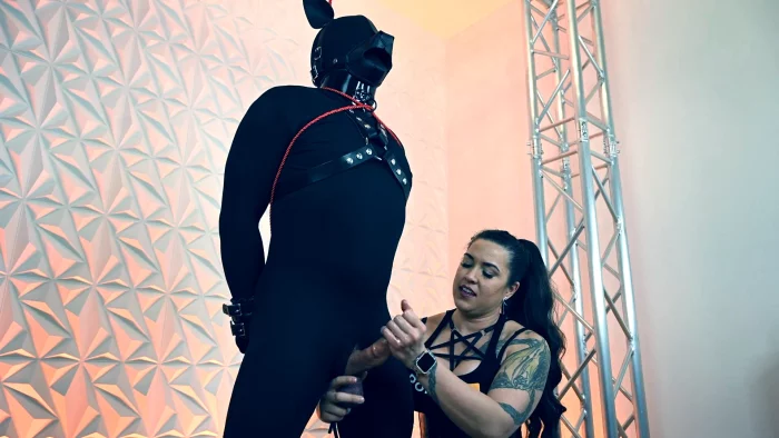 Slow Edging Handjob And Post Orgasm Play From Femdom Mistress Dominatrix - MELODY CHEEKS - MP4
