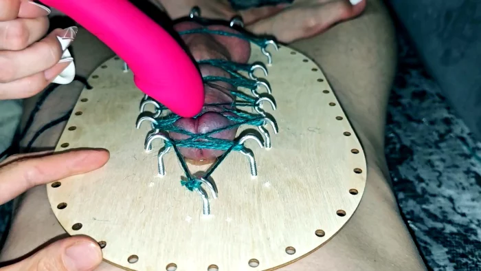 The Hardest Dick Bondage On Special Cock Table! - MISTRESS HANDJOBS - MP4