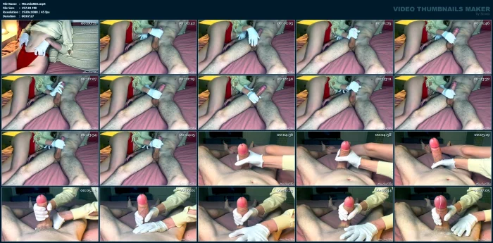 Come Over For A Handjob In My White Gloves And Red Thong - MISSLOVEGLOVE - MP4