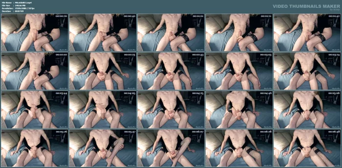 Hot Girl In Fishnet Stockings Wanted To Play With My Cock - MISSLOVEGLOVE - MP4