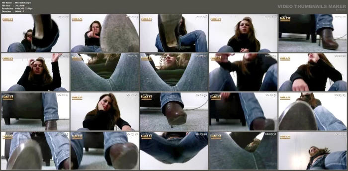 POVYou're Just A Piece Of Shit Under My Heels And Ass - MISTRESS-KATJA - MP4