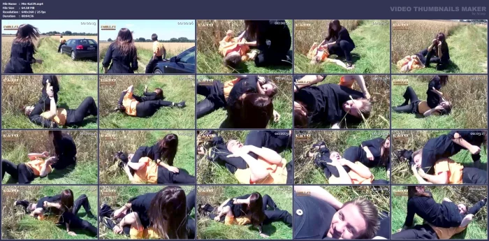 Scissoring And Beating - MISTRESS-KATJA - MP4