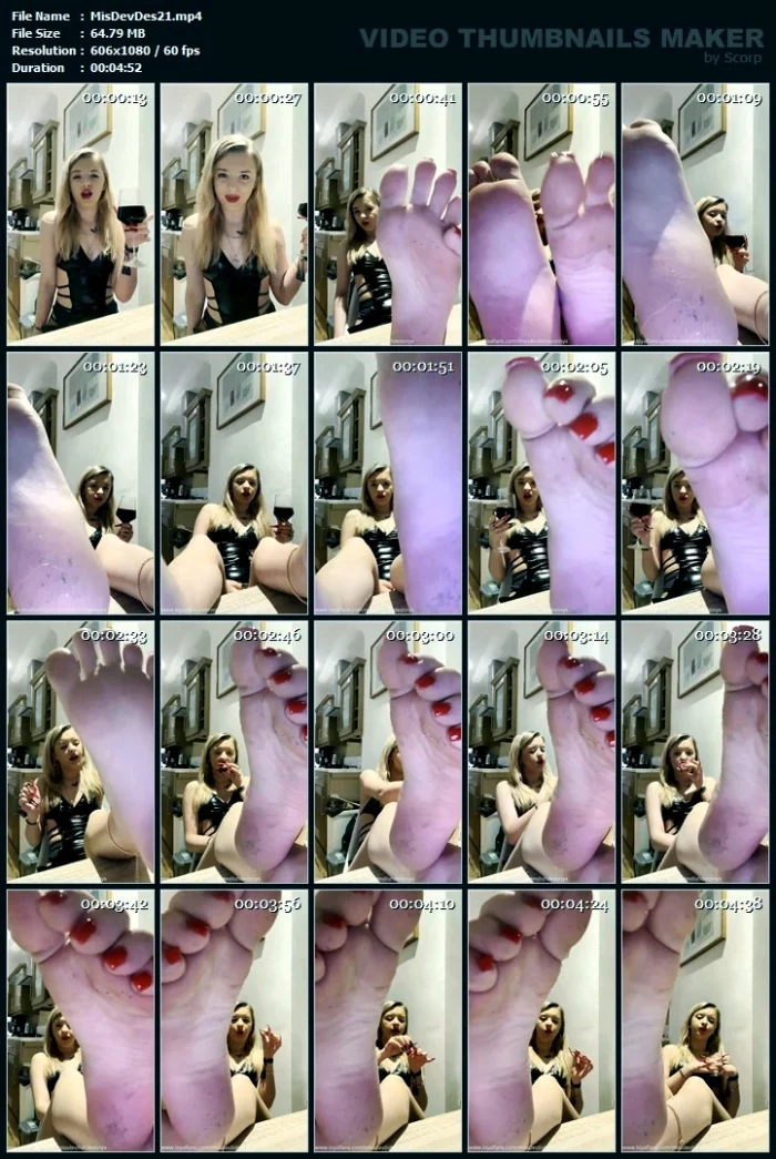 Lick My Dirty Feet Clean - MISS DEVILISH DESTINYX - MP4