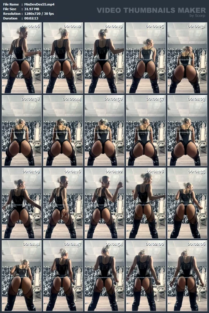 Twerking - Watch My Ass Cheeks Jiggle! - MISS DEVILISH DESTINYX - MP4