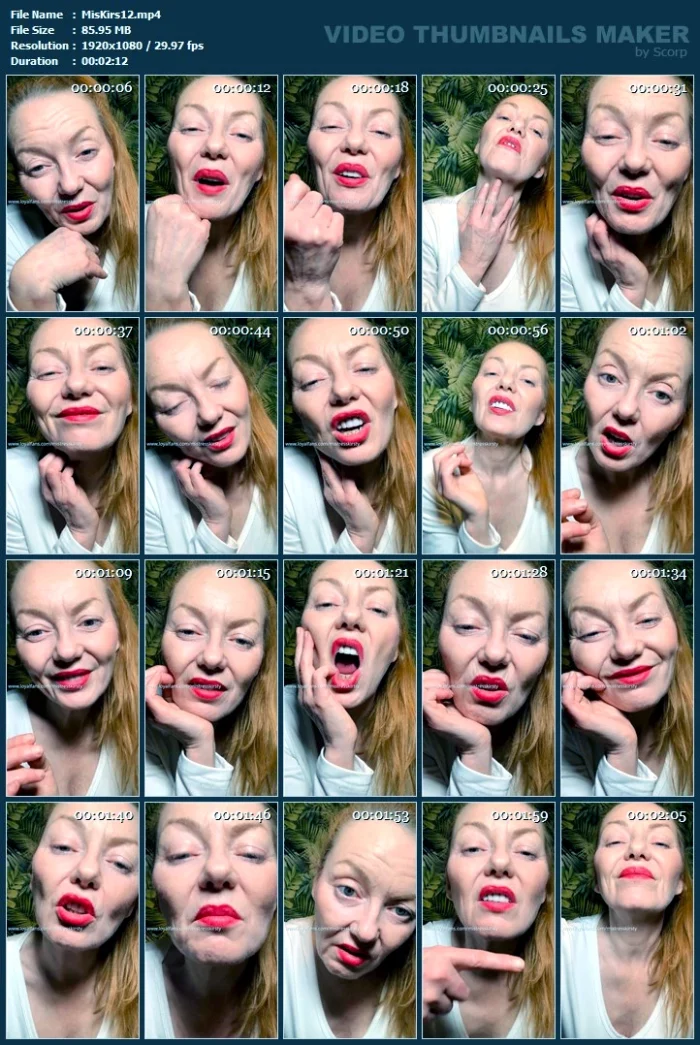 Cum Eating Cunt - MISTRESS KIRSTY - MP4