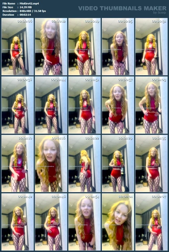 SPH Pussy Free Loser - MISTRESS KIRSTY - MP4