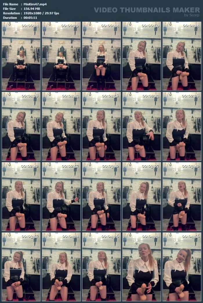 Suck It Fuck It - MISTRESS KIRSTY - MP4