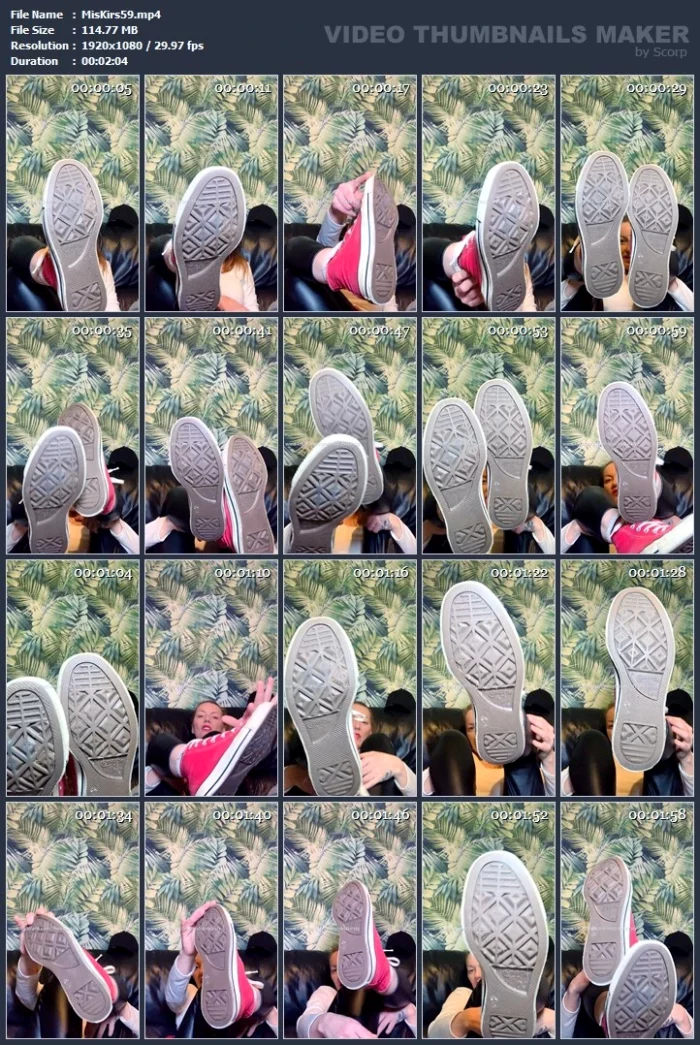 Work That Tongue On My Converse Soles - MISTRESS KIRSTY - MP4