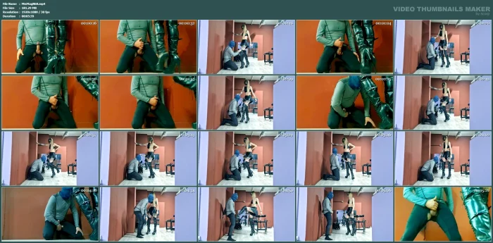 Slave Training Ballbusting - MISTRESS MAGDA - MP4
