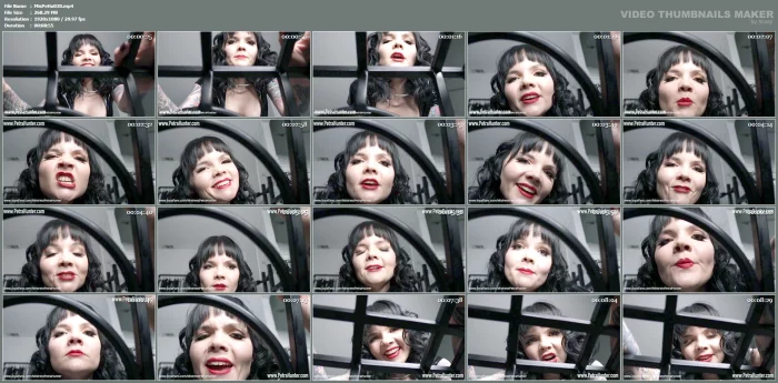 Caged Sissy Slut - MISTRESS PETRA HUNTER - MP4