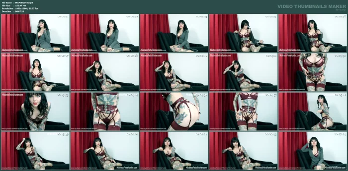 Cuck's Date Night Ruined Orgasm - MISTRESS PETRA HUNTER - MP4