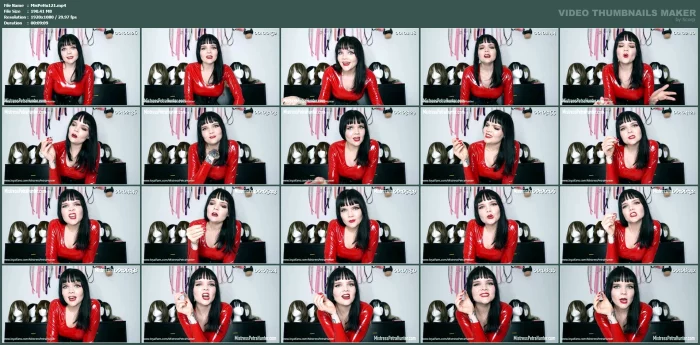 Made To Swallow Your Chastity Keys - MISTRESS PETRA HUNTER - MP4