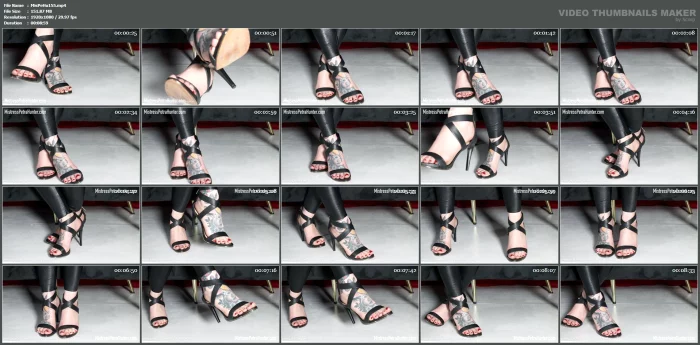 Red Pedicure Ignore - MISTRESS PETRA HUNTER - MP4