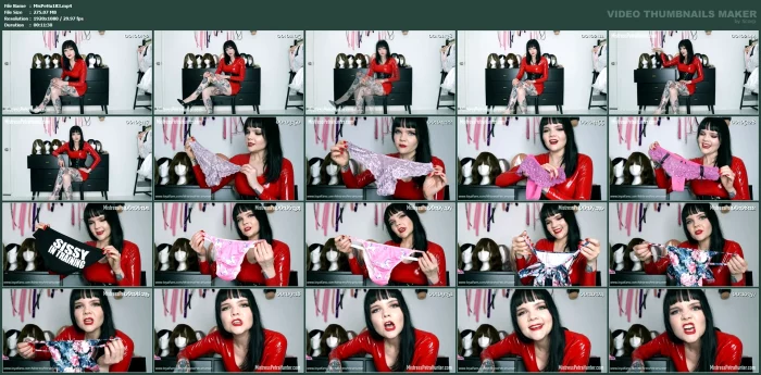 Stroke It For Sissy Panties - MISTRESS PETRA HUNTER - MP4