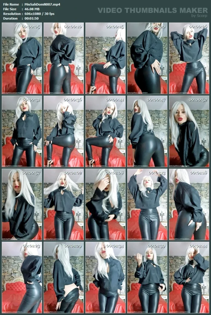Back In The Dungeon - MISTRESS SARAH DOM - MP4