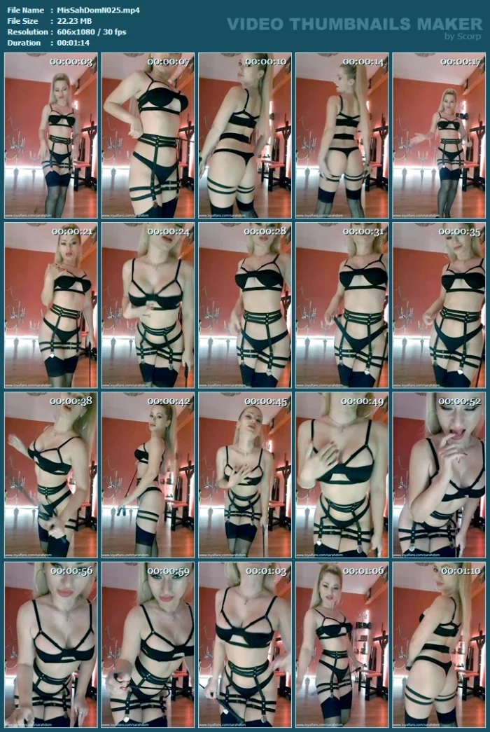 Do You Have What It Takes? - MISTRESS SARAH DOM - MP4