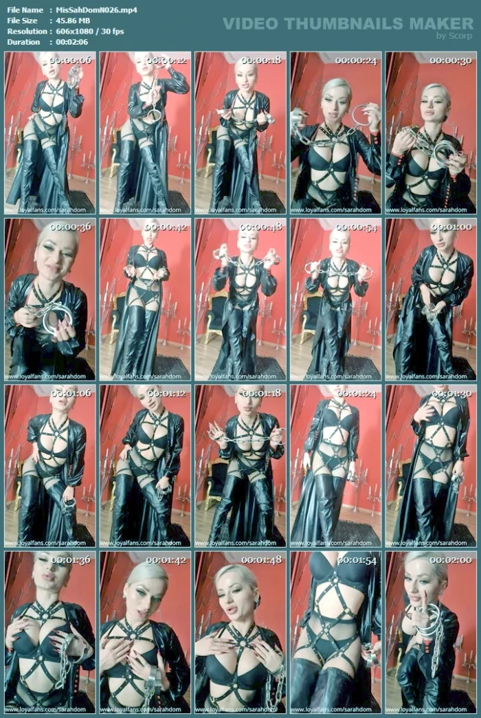 Do You Need To Be Remained? - MISTRESS SARAH DOM - MP4