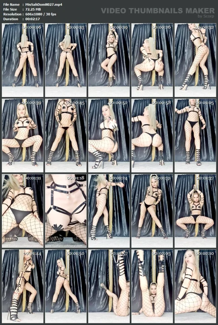 Drool & Make It Rain! - MISTRESS SARAH DOM - MP4