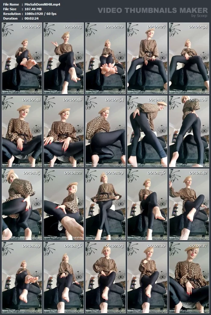 Humiliation For Remembering Your Place And Role In This Life - MISTRESS SARAH DOM - MP4