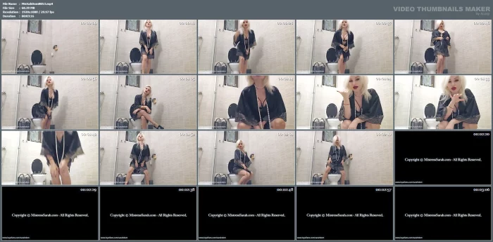 I Need Toilet - MISTRESS SARAH DOM - MP4