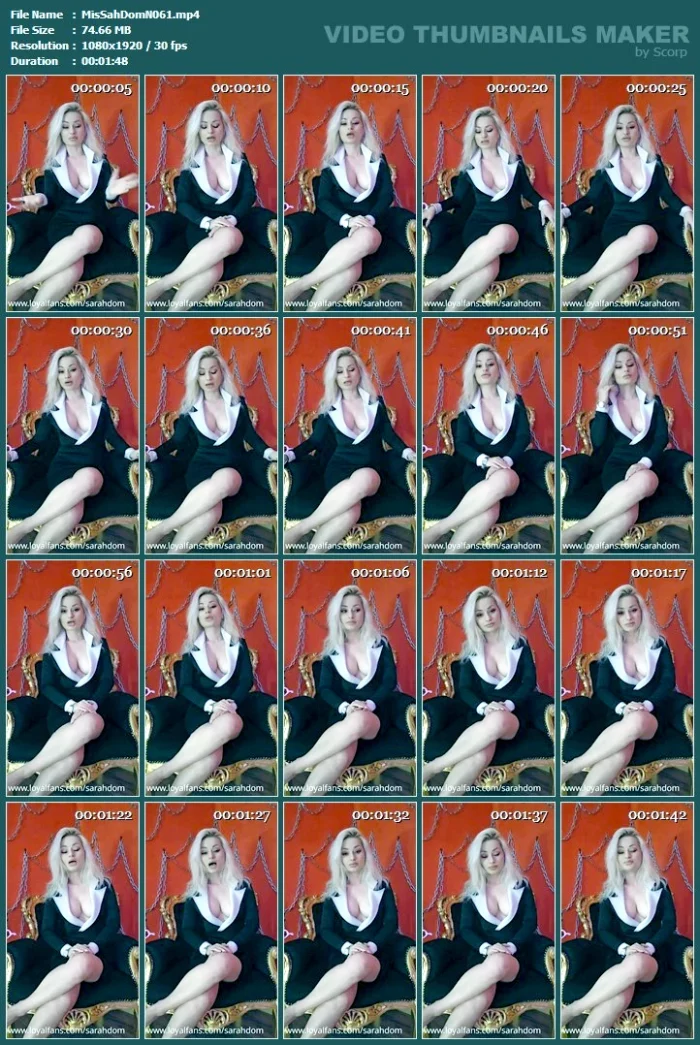 Make Sarah Great Again! - MISTRESS SARAH DOM - MP4