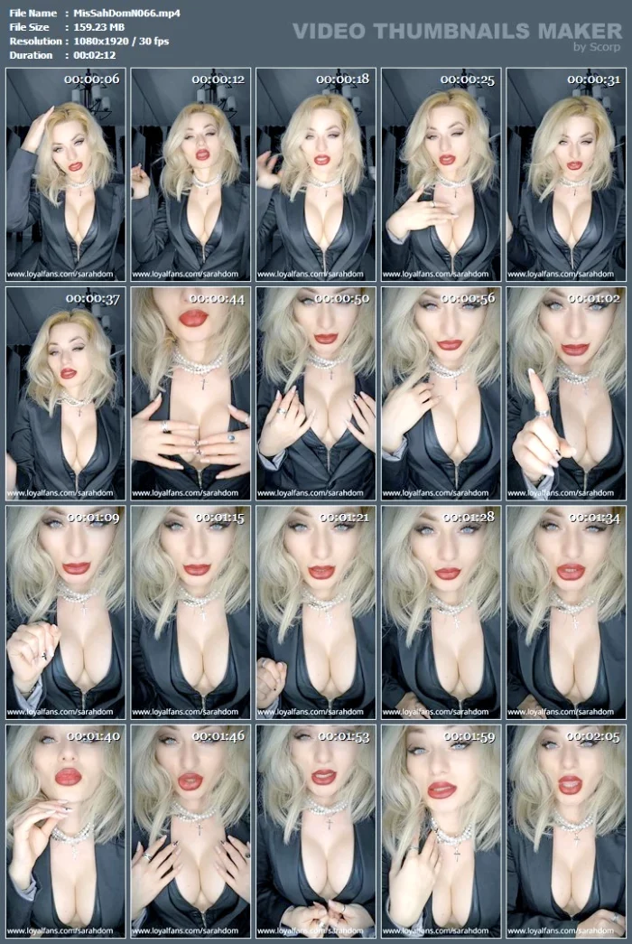 More For Mistress - MISTRESS SARAH DOM - MP4