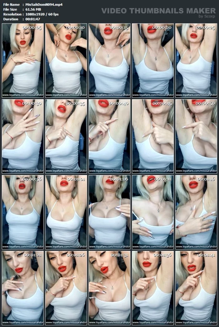 Smell And Taste - MISTRESS SARAH DOM - MP4