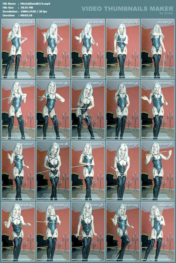 Time To Make Me Laugh - MISTRESS SARAH DOM - MP4