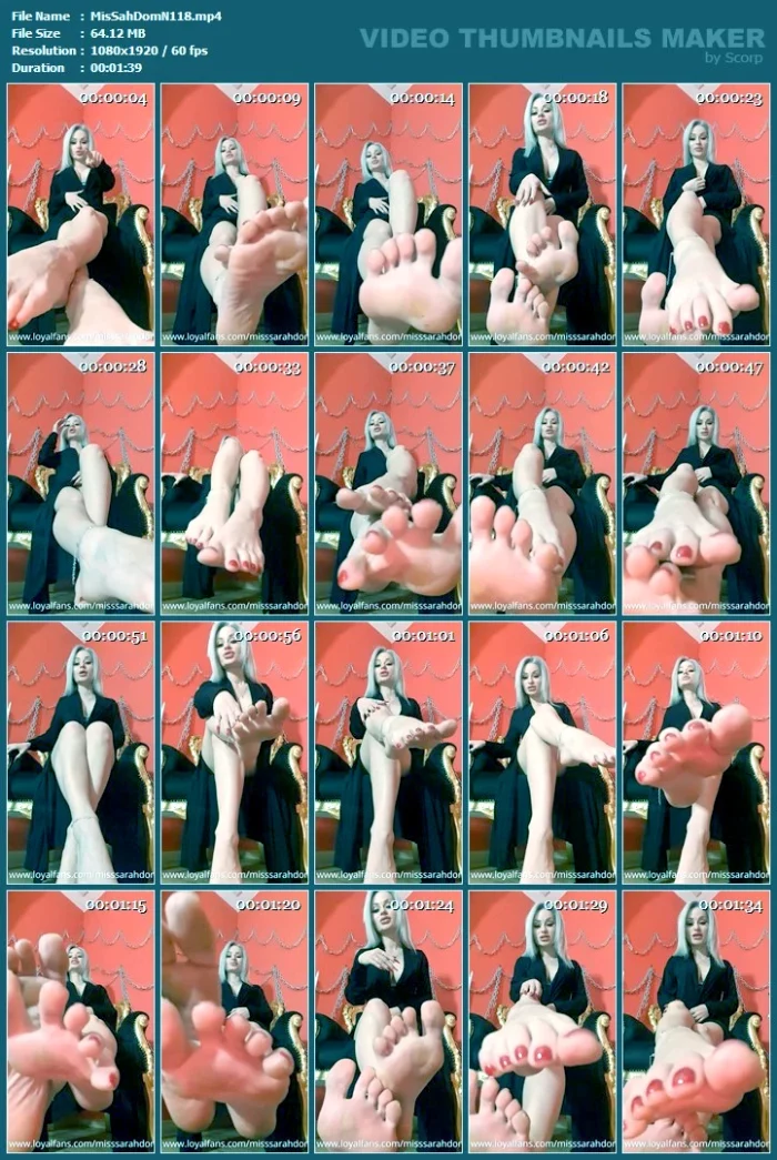 Time To Worship - MISTRESS SARAH DOM - MP4