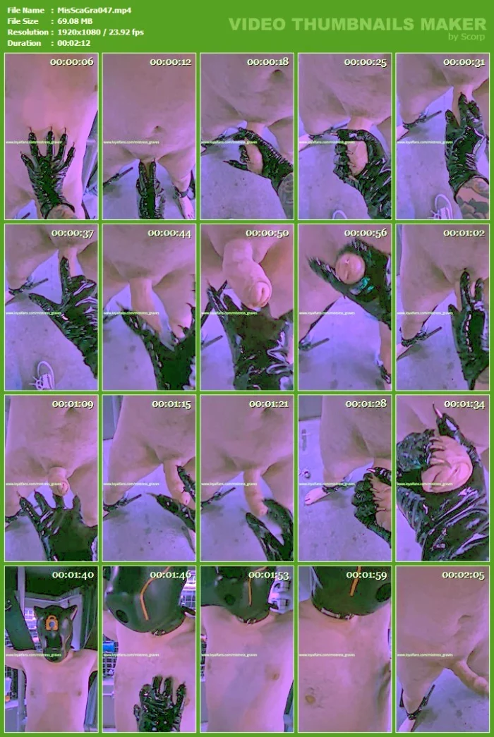 Cock Teasing Claws - MISS SCARLET GRAVES - MP4