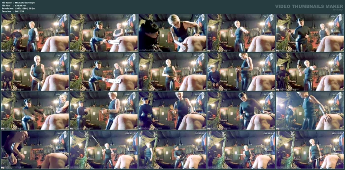 In Session With Mistress Baton - Mutt's Thrashing Part 1 - MISS SCARLET GRAVES - MP4