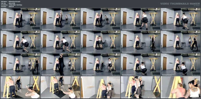 The Whipping Post With Mistress Baton Part 2 - MISS SCARLET GRAVES - MP4