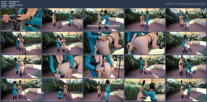 A Day With Beauty - Clip 1 - Grooming - Pony Training - MISTRESS SELINA MINX - MP4