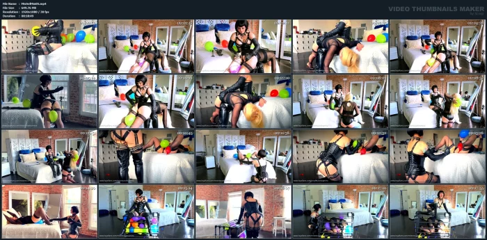 Blow Me Balloon Bdsm - MISTRESS SELINA MINX - MP4