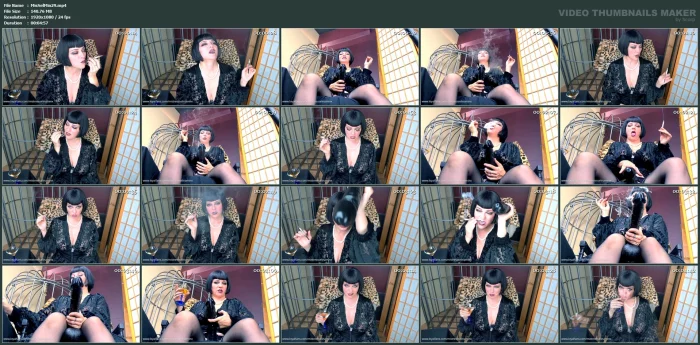 Madame Slut Trainer Clip 2 - Sexy Smoking - Blowjob Instructions - MISTRESS SELINA MINX - MP4