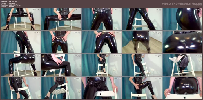 Beautiful Holographic Leggings On My Legs - MISTRESS_S - MP4