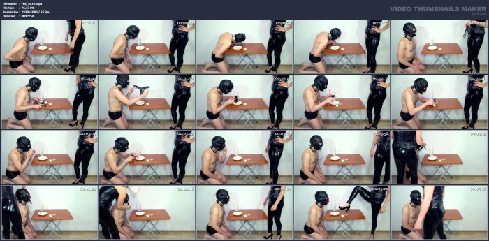 Femdom. Female Panties For Lunch And A Ball Gag For Dessert - MISTRESS_S - MP4