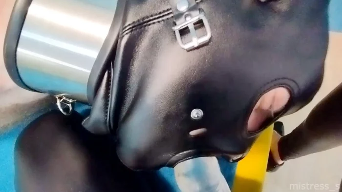Hogtied Slave Really Likes To Suck Strapon! Real Amateur Pov - MISTRESS_S - MP4