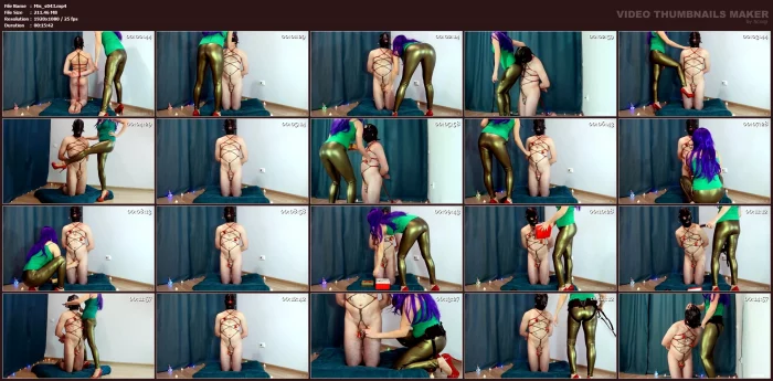 Jingle Bells! Mistress Celebrates Christmas With Her Slave-Tree - MISTRESS_S - MP4