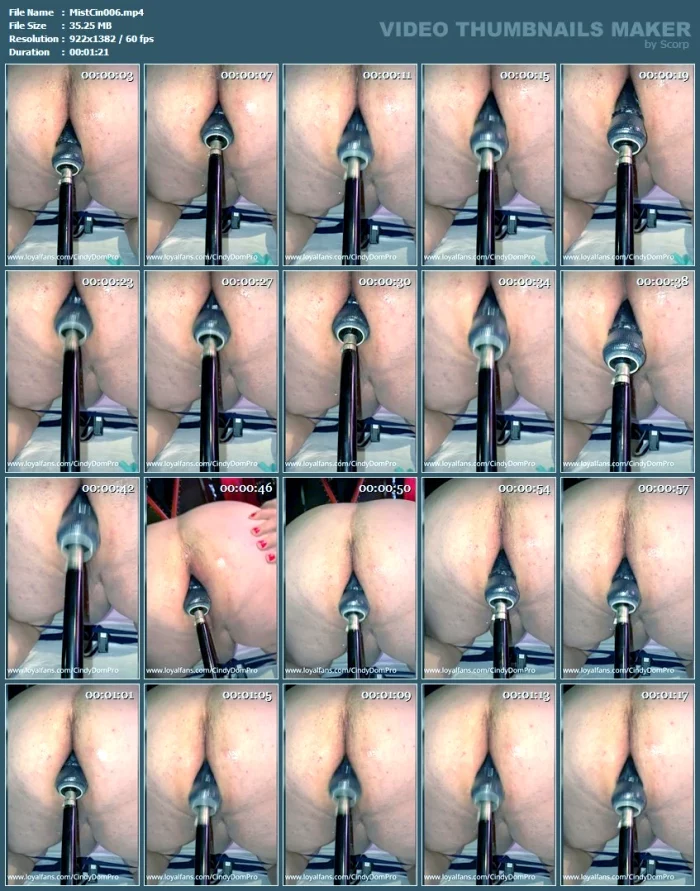 A Nice Fuckmachine Ride - MISTRESS CINDY - MP4