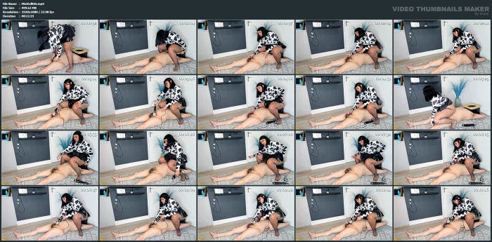 Fart Pervert Milked In The Smother Box - MISTRESS ECLIPSE - MP4