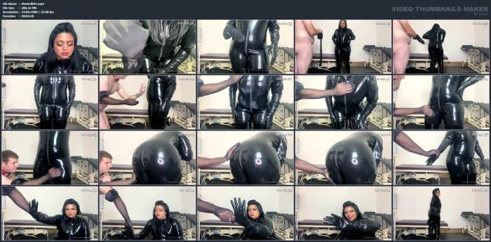 Latex Shine - Wank Yourself Silly At Midnight If You’re Permitted As Locktober Is Over! - MISTRESS ECLIPSE - MP4