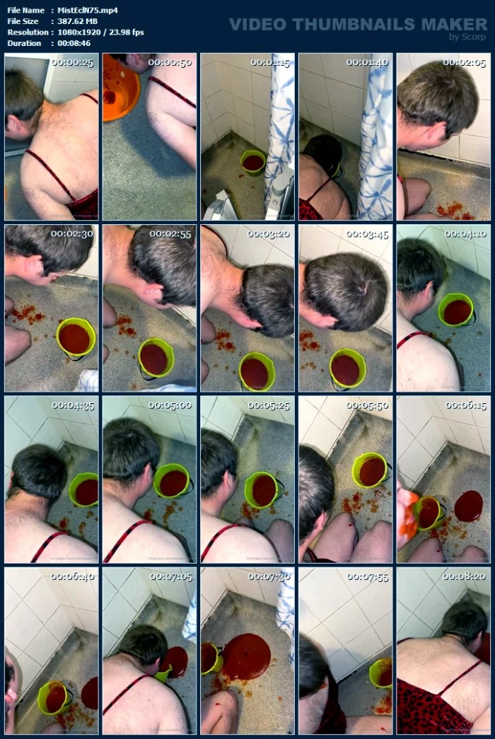Trick Or Treat Or Humiliating Fun? Duck Apple In Tomato Sauce - MISTRESS ECLIPSE - MP4
