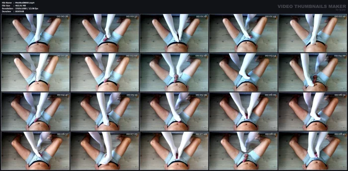 Despite My Rough Pantyhose, My Slave Finally Ejaculated - MISTRESS REDIX - MP4