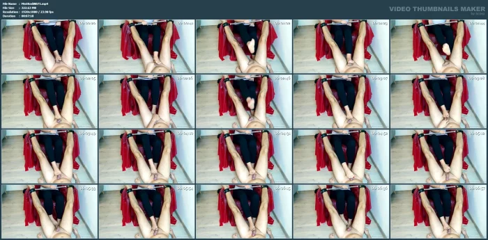 I Kicked His Nuts With My Bare Feet, Which Was Very Painful For My Slave - MISTRESS REDIX - MP4
