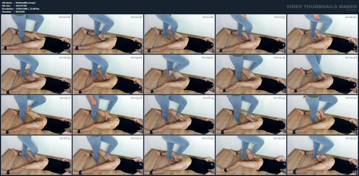 I Tied My Slave's Legs And Decided To Have Some Hard Fun With Him - MISTRESS REDIX - MP4
