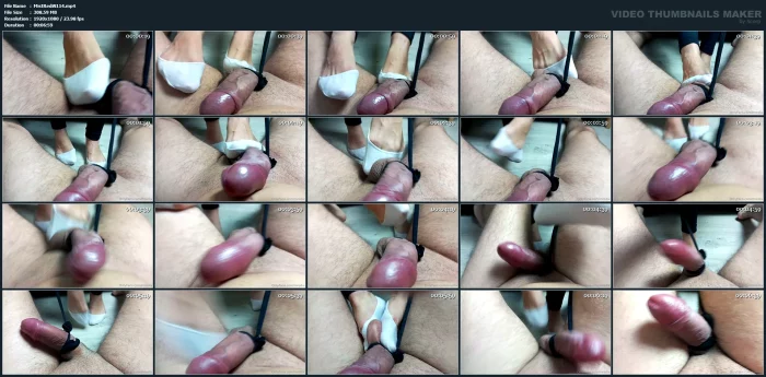 I Tied My Worn Pantyhose To My Slave's Cock - MISTRESS REDIX - MP4