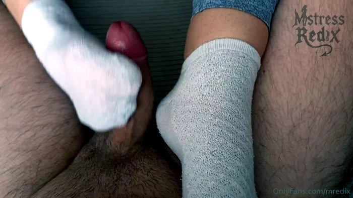 Sockjob Ballbusting & Ruined Orgasm - MISTRESS REDIX - MP4