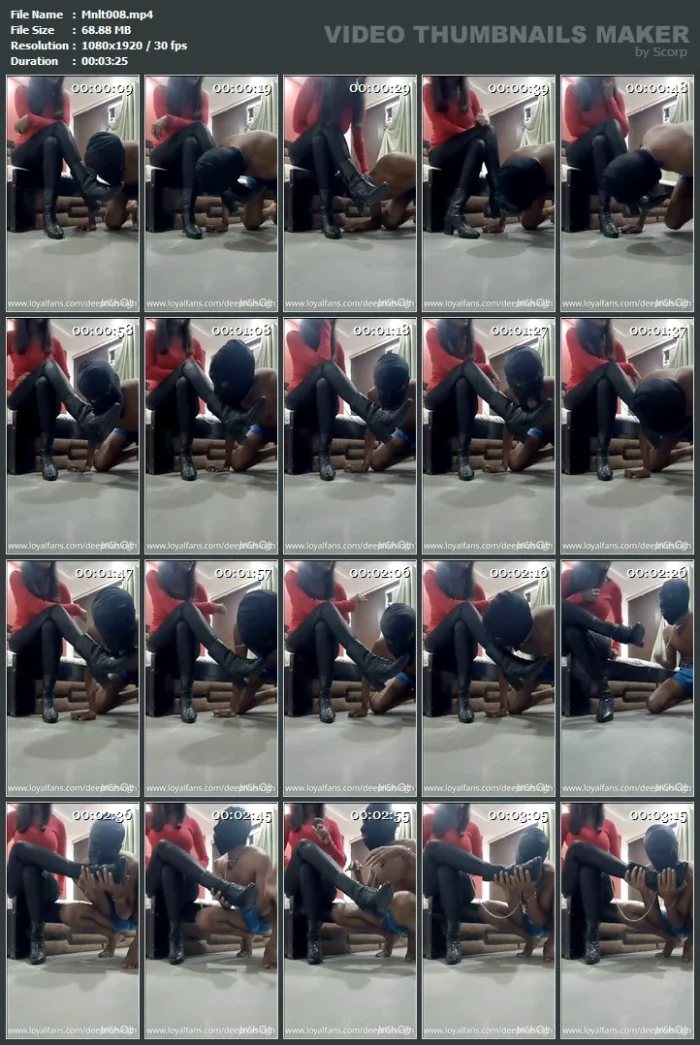 Boot Shiner - MOONLIGHT - MISTRESS DEEPIKA SINGH - MP4